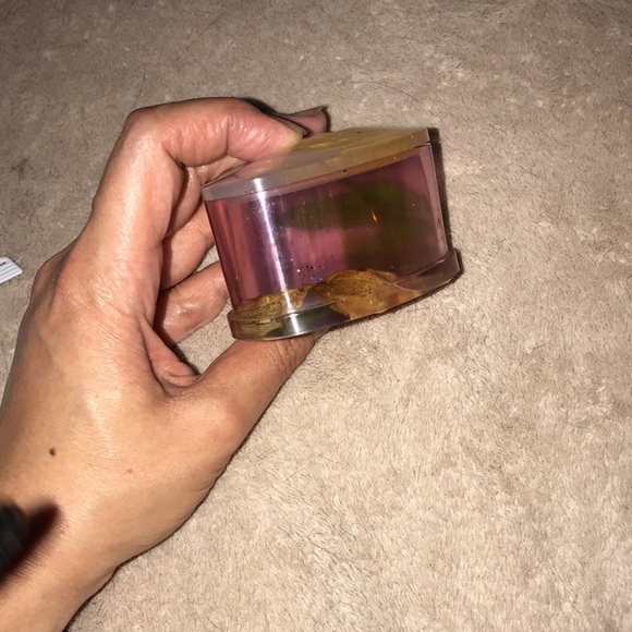 Custom epoxy heart ❤️ trinket box with petals and my favorite leaf 🍁 New - Picture 6 of 8